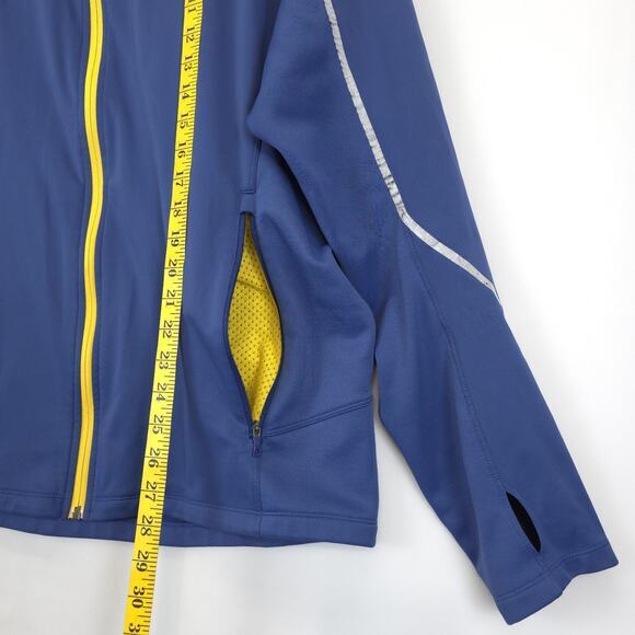 The North Face Flight Series Windstopper Jacket Reflective Men XL Blue Yellow - Picture 5 of 12